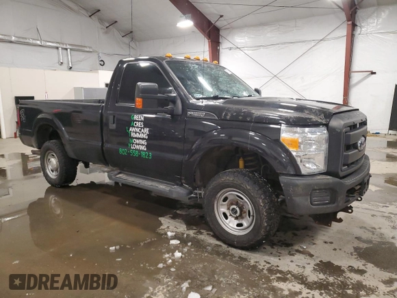 2015 Ford F-250 XLT with VIN 1FTBF2B65FEC94608, listed as a Copart auction lot 45738315 with 84,803 mi miles and Salvage title. Bid and sale history available at DreamBid. Image 4.