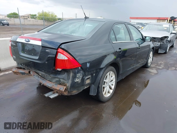 2011 Ford Fusion SEL with VIN 3FAHP0JA7BR321693, listed as a IAAI auction lot 42160193 with 163,376 mi miles and . Bid and sale history available at carsss.com. Image 4.