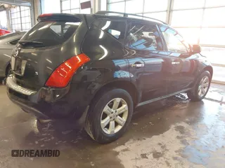 2007 Nissan Murano S with VIN JN8AZ08T07W530022, listed as a IAAI auction lot 41400047 with 191,817 mi miles. Bid and sale history available at carsss.com. Image 4.