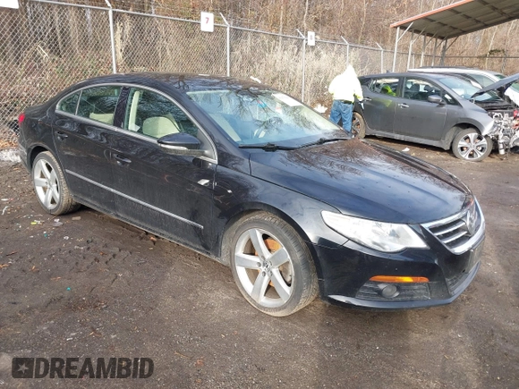 2012 Volkswagen CC Lux PZEV with VIN WVWHP7ANXCE513619, listed as a IAAI auction lot 41476949 with 254,162 mi miles. Bid and sale history available at carsss.com. Image 1.