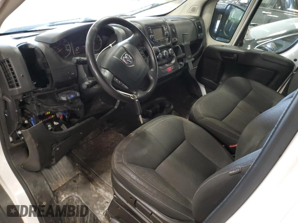 2015 Ram ProMaster Cargo with VIN 3C6URVJG7FE511292, listed as a Copart auction lot 48492015 with 117,298 mi miles and Clean Title. Bid and sale history available at carsss.com. Image 8.