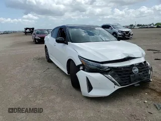 2024 Nissan Sentra SR with VIN 3N1AB8DVXRY372888, listed as a Copart auction lot 59983715 with 17,767 mi miles and Salvage title. Bid and sale history available at DreamBid. Image 14.