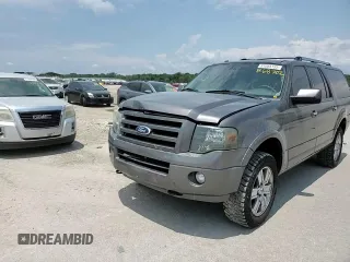 2010 Ford Expedition Max Limited with VIN 1FMJK2A58AEB68702, listed as a Copart auction lot 61085195 with 244,370 mi miles and Salvage title. Bid and sale history available at DreamBid. Image 14.