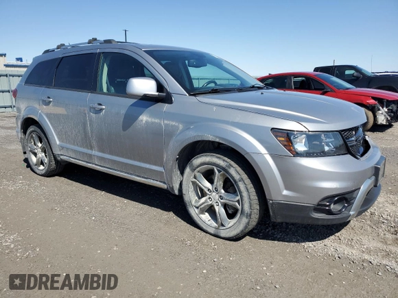 2018 Dodge Journey Crossroad with VIN 3C4PDDGG3JT219584, listed as a Copart auction lot 53257595 with 212,649 mi miles and Salvage Title. Bid and sale history available at DreamBid. Image 4.