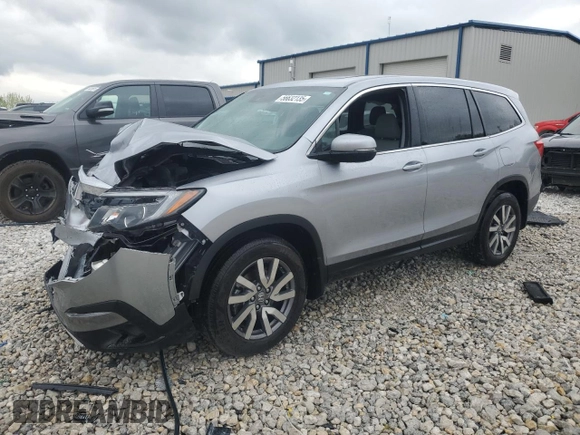 2019 Honda Pilot EX-L with VIN 5FNYF6H55KB049302, listed as a Copart auction lot 56632135 with Not provided miles and Salvage title. Bid and sale history available at DreamBid. Image 1.