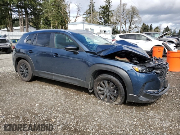 2025 Mazda CX-50 S Preferred with VIN 7MMVABBM4SN321267, listed as a Copart auction lot 52162865 with 4,118 mi miles and Salvage Title. Bid and sale history available at DreamBid. Image 4.