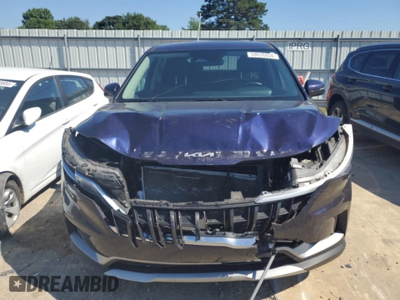 2022 Kia Carnival LXS with VIN KNDNB4H32N6158768, listed as a Copart auction lot 59076934 with 42,898 mi miles and Salvage Title. Bid and sale history available at carsss.com. Image 5.