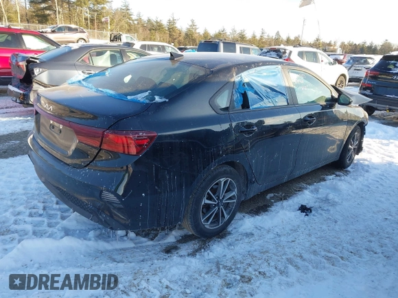 2023 Kia Forte LXS with VIN 3KPF24AD3PE520370, listed as a IAAI auction lot 41359605 with 43,694 mi miles. Bid and sale history available at carsss.com. Image 4.