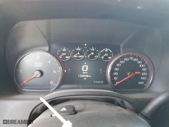 2015 GMC Yukon Denali with VIN 1GKS2CKJXFR553886, listed as a Copart auction lot 50463745 with 134,838 mi miles and Salvage Title. Bid and sale history available at carsss.com. Image 9.