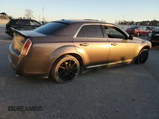 2013 Chrysler 300 with VIN 2C3CCABT7DH612039, listed as a Copart auction lot 87598845 with 129,713 mi miles and Salvage Title. Bid and sale history available at carsss.com. Image 3.