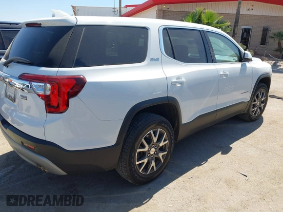 2020 GMC Acadia SLE with VIN 1GKKNKLA1LZ227373, listed as a IAAI auction lot 41852128 with 65,297 mi miles and . Bid and sale history available at carsss.com. Image 4.