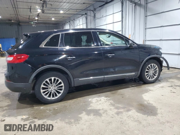 2016 Lincoln MKX Select with VIN 2LMTJ8KR2GBL55622, listed as a Copart auction lot 43818175 with 55,938 mi miles and Salvage Title. Bid and sale history available at DreamBid. Image 3.
