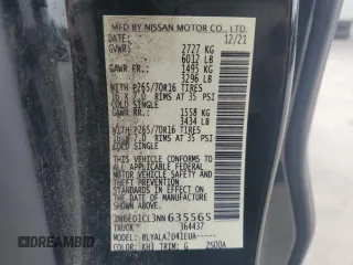 2022 Nissan Frontier S with VIN 1N6ED1CL3NN635565, listed as a Copart auction lot 71767504 with 38,452 mi miles and Clean Title. Bid and sale history available at carsss.com. Image 12.