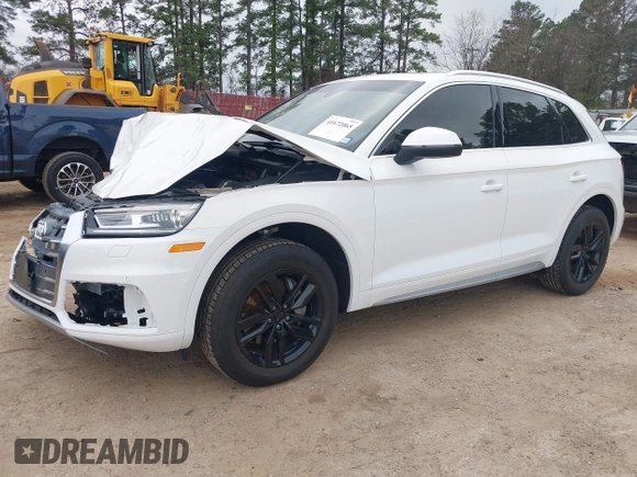 2020 Audi Q5 Premium with VIN WA1ANAFY0L2071405, listed as a IAAI auction lot 41672065 with 42,105 mi miles. Bid and sale history available at carsss.com. Image 18.