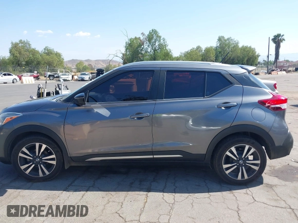 2018 Nissan Kicks SV with VIN 3N1CP5CUXJL511291, listed as a IAAI auction lot 42393541 with 144,642 mi miles and . Bid and sale history available at DreamBid. Image 14.