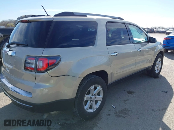 2015 GMC Acadia SLE with VIN 1GKKRPKD0FJ271770, listed as a IAAI auction lot 41814830 with 107,734 mi miles. Bid and sale history available at carsss.com. Image 4.