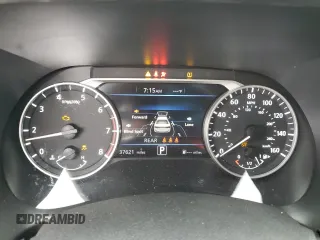 2020 Nissan Sentra SV with VIN 3N1AB8CV2LY220192, listed as a Copart auction lot 55653145 with 37,621 mi miles and Salvage Title. Bid and sale history available at carsss.com. Image 9.