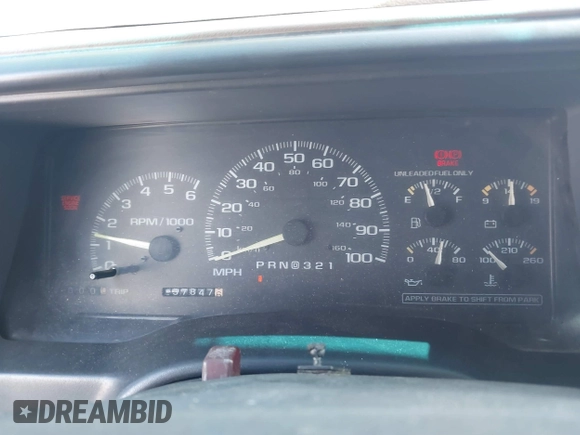 1997 GMC Yukon with VIN 1GKEC13R0VJ744958, listed as a IAAI auction lot 41474196 with 257,847 mi miles. Bid and sale history available at carsss.com. Image 7.