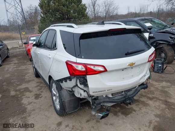 2020 Chevrolet Equinox LT with VIN 3GNAXVEX6LS731149, listed as a IAAI auction lot 41717267 with 49,705 mi miles. Bid and sale history available at carsss.com. Image 3.