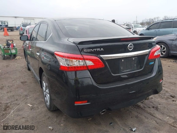 2014 Nissan Sentra SV with VIN 3N1AB7AP8EY241761, listed as a IAAI auction lot 41891384 with 115,464 mi miles. Bid and sale history available at carsss.com. Image 3.