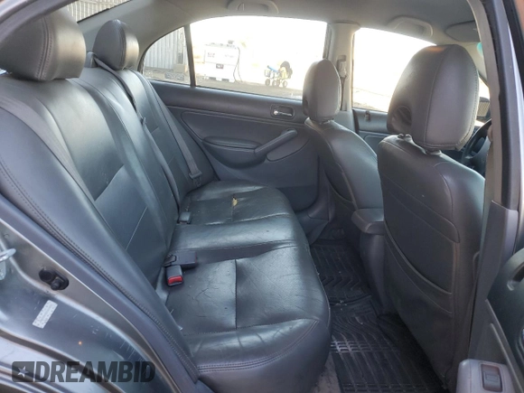 2005 Honda Civic with VIN JHMES96655S026250, listed as a Copart auction lot 46291235 with 229,563 mi miles and Clean Title. Bid and sale history available at DreamBid. Image 10.