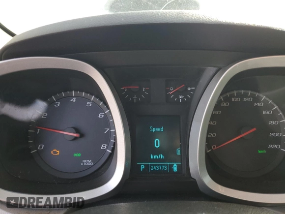2010 Chevrolet Equinox LS with VIN 2CNFLCEW8A6222287, listed as a Copart auction lot 47439785 with 243,773 mi miles and Clean Title. Bid and sale history available at carsss.com. Image 9.