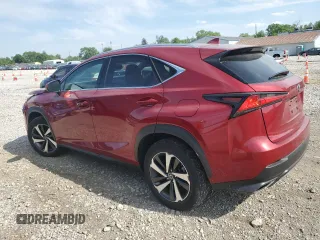 2021 Lexus NX 300 with VIN JTJGARDZ8M5022360, listed as a Copart auction lot 57260045 with 35,461 mi miles and Salvage title. Bid and sale history available at DreamBid. Image 2.