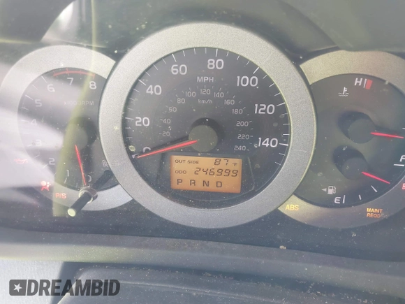 2008 Toyota RAV4 Sport with VIN JTMZK32V086013805, listed as a IAAI auction lot 42530294 with 246,999 mi miles and . Bid and sale history available at DreamBid. Image 7.