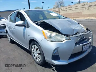 2012 Toyota Prius One with VIN JTDKDTB30C1506951, listed as a IAAI auction lot 42043349 with 70,457 mi miles and . Bid and sale history available at DreamBid. Image 1.