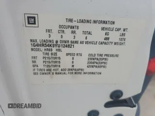 2000 Buick LeSabre Limited with VIN 1G4HR54K9YU124821, listed as a Copart auction lot 43931095 with 131,405 mi miles and Salvage Title. Bid and sale history available at carsss.com. Image 14.