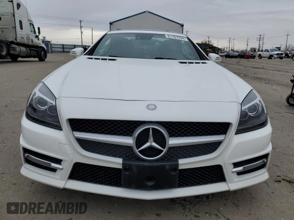 2014 Mercedes-Benz SLK 250 with VIN WDDPK4HA1EF093957, listed as a Copart auction lot 81787234 with 52,850 mi miles and Salvage title. Bid and sale history available at DreamBid. Image 5.