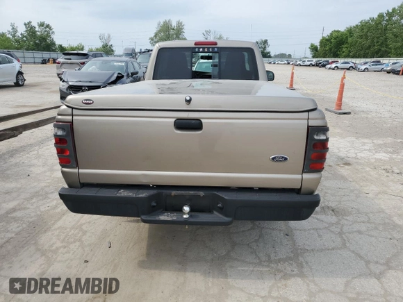 2004 Ford Ranger XL with VIN 1FTYR10U24PB36466, listed as a Copart auction lot 59764985 with 116,121 mi miles and Clean title. Bid and sale history available at DreamBid. Image 6.