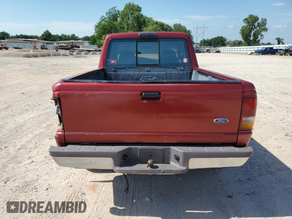 1997 Ford Ranger XLT with VIN 1FTCR14X1VTA54994, listed as a Copart auction lot 60426025 with 77,619 mi miles and Clean title. Bid and sale history available at DreamBid. Image 6.