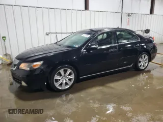 2010 Acura RL Technology with VIN JH4KB2F69AC002791, listed as a Copart auction lot 48122865 with 166,643 mi miles and Salvage Title. Bid and sale history available at DreamBid. Image 1.