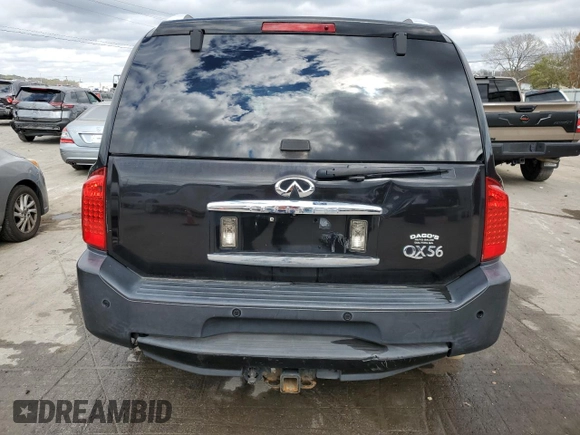 2009 Infiniti QX56 with VIN 5N3AA08DX9N901548, listed as a Copart auction lot 77952704 with 183,214 mi miles and Salvage Title. Bid and sale history available at carsss.com. Image 6.