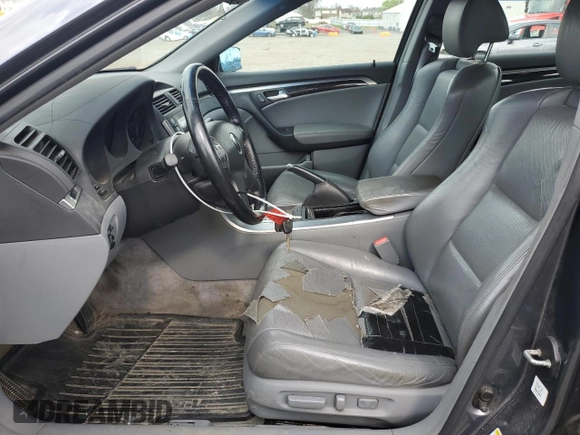 2004 Acura TL with VIN 19UUA66234A005706, listed as a Copart auction lot 50957245 with 98,055 mi miles and Salvage Title. Bid and sale history available at carsss.com. Image 7.