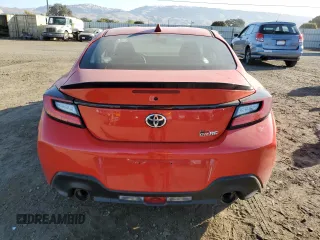 2023 Toyota GR86 with VIN JF1ZNBB1XP9761592, listed as a Copart auction lot 75330854 with 10,241 mi miles and Salvage Title. Bid and sale history available at carsss.com. Image 6.