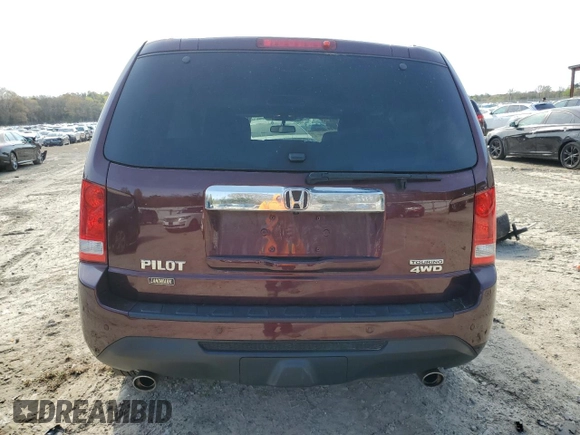 2015 Honda Pilot Touring with VIN 5FNYF4H96FB052674, listed as a Copart auction lot 52222535 with 112,975 mi miles and Salvage Title. Bid and sale history available at carsss.com. Image 6.