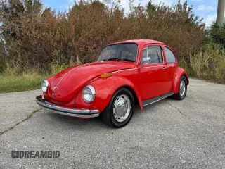 1972 Volkswagen Beetle with VIN 1122258929, listed as a Copart auction lot 42211185 with 50,758 mi miles and Clean Title. Bid and sale history available at DreamBid. Image 2.
