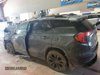 2021 GMC Terrain SLT with VIN 3GKALVEV3ML353665, listed as a Copart auction lot 55581865 with 85,903 mi miles and Salvage title. Bid and sale history available at DreamBid. Image 2.