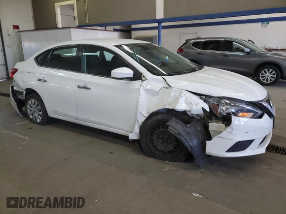 2018 Nissan Sentra S with VIN 3N1AB7AP7JY221916, listed as a Copart auction lot 55663295 with 107,886 mi miles and Salvage Title. Bid and sale history available at DreamBid. Image 4.