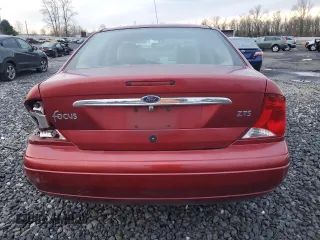 2000 Ford Focus ZTS with VIN 1FAHP3836YW414140, listed as a Copart auction lot 87208414 with 231,602 mi miles and Salvage Title. Bid and sale history available at carsss.com. Image 6.