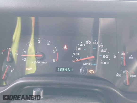 2001 Jeep Wrangler Sport with VIN 1J4FA49S41P308407, listed as a IAAI auction lot 41772240 with 139,461 mi miles. Bid and sale history available at carsss.com. Image 15.