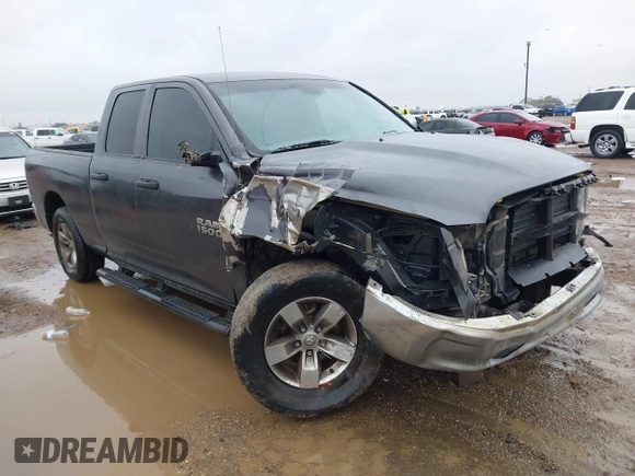 2018 Ram 1500 Tradesman with VIN 1C6RR6FG7JS325181, listed as a IAAI auction lot 41344653 with 202,602 mi miles and . Bid and sale history available at DreamBid. Image 1.