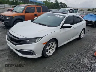 2020 Honda Civic Sedan EX with VIN 19XFC1F30LE010788, listed as a Copart auction lot 48169585 with 78,030 mi miles and Salvage Title. Bid and sale history available at carsss.com. Image 1.