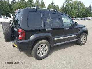 2006 Jeep Liberty Limited with VIN 1J4GK58K36W129443, listed as a Copart auction lot 55801865 with 135,306 mi miles and Salvage title. Bid and sale history available at DreamBid. Image 3.