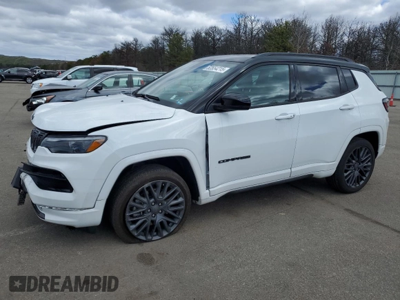 2023 Jeep Compass Limited with VIN 3C4NJDCN3PT552039, listed as a Copart auction lot 52554215 with 11,182 mi miles and Salvage Title. Bid and sale history available at DreamBid. Image 1.