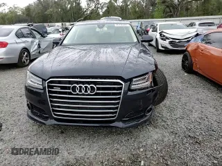 2018 Audi A8 with VIN WAU44AFDXJN000255, listed as a Copart auction lot 45706405 with 60,065 mi miles and Salvage title. Bid and sale history available at DreamBid. Image 11.