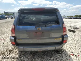 2005 Toyota 4Runner SR5 with VIN JTEZU14R450049182, listed as a Copart auction lot 52213355 with 192,686 mi miles and Salvage Title. Bid and sale history available at carsss.com. Image 6.