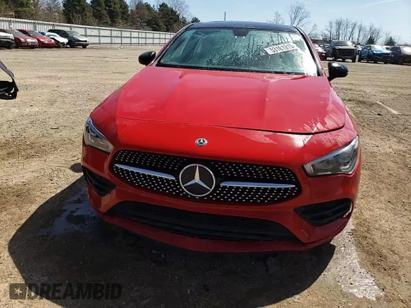 2020 Mercedes-Benz CLA 250 with VIN WDD5J4HB4LN034066, listed as a Copart auction lot 53181015 with 78,352 mi miles and Salvage title. Bid and sale history available at DreamBid. Image 13.